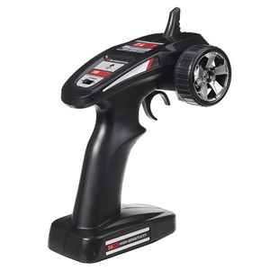 ماشین کنترلی شارژی تانک پلیس آفرود طوسی آب و خاک Remote Control Off-Road Police Tank 1:12 -اسباب بازی